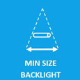 Needed Min. Size Backlight